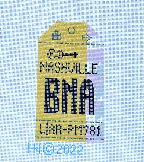 BNA-Nashville Luggage Tag
