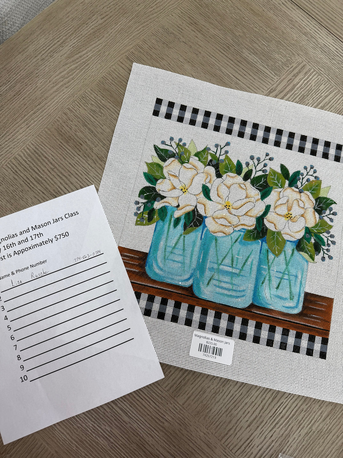 Magnolias and Mason Jars Class Deposit (July 2027)