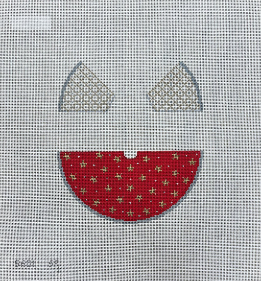 SusanRoberts 5601 3DAngel,Red w/GoldStars