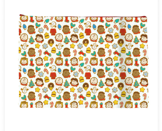 PEANUTS Gingerbread Cookie, Medium Woven Project Bag