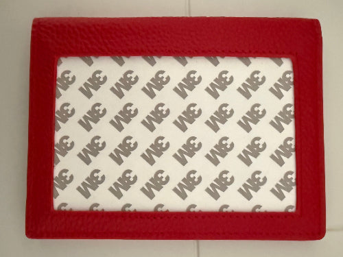 RachelBarri PassportCover SelfFinishingPassportCoverPebbleLeatherRed