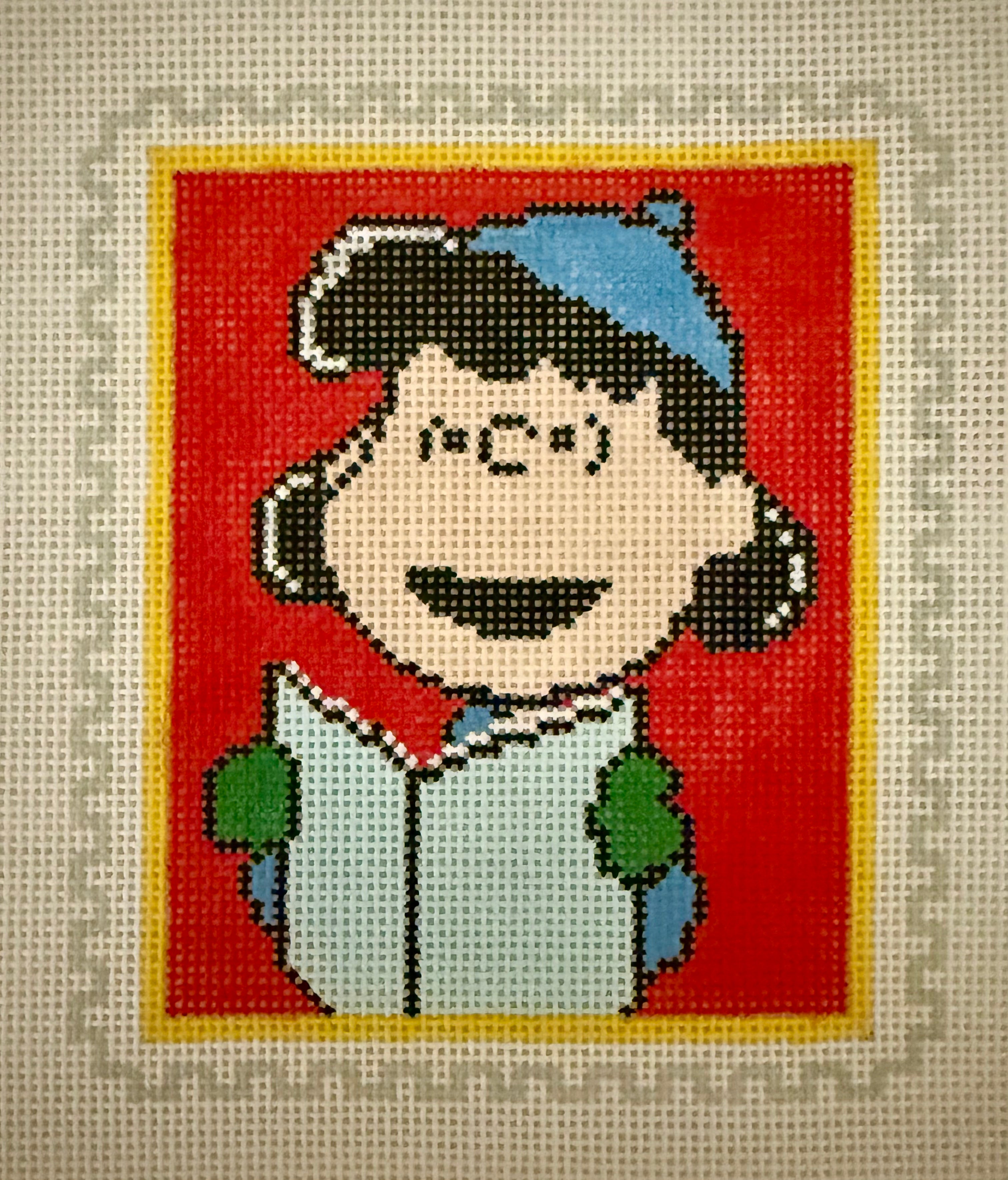 Peanuts - Stamp Caroler - Lucy – Nashville Needleworks