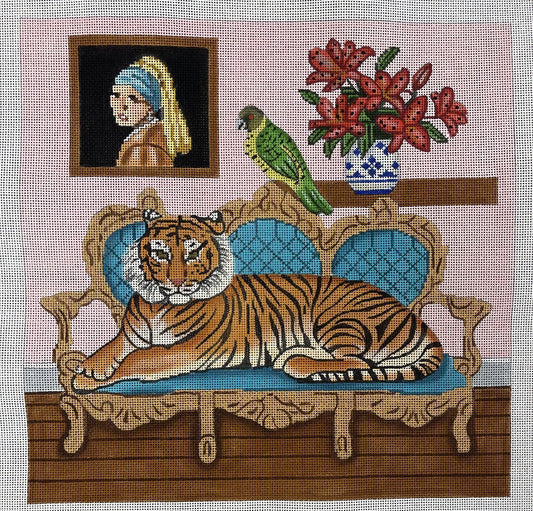 Alice Peterson Gayla Elliott GE-P376 
Girl with a Pearl Earring & Tiger