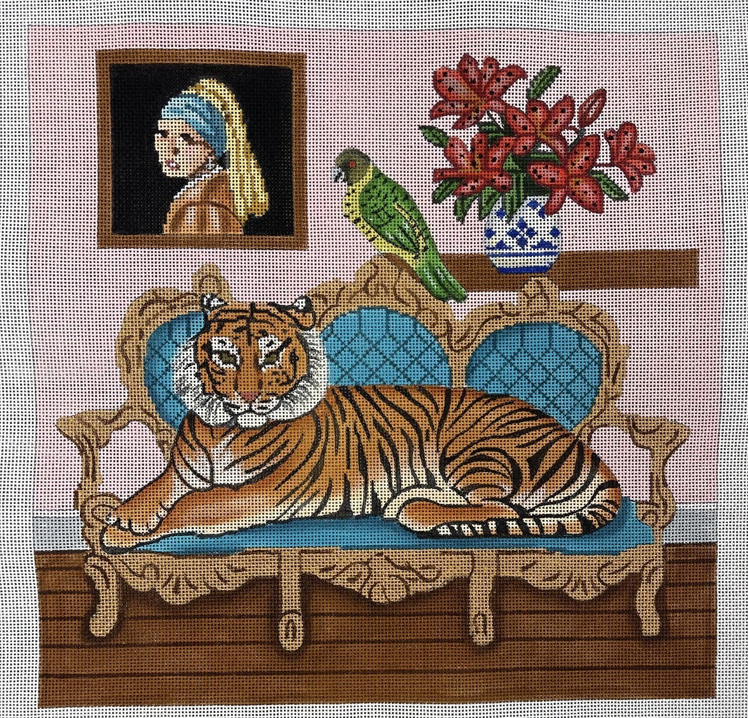Alice Peterson Gayla Elliott GE-P376 
Girl with a Pearl Earring &amp; Tiger