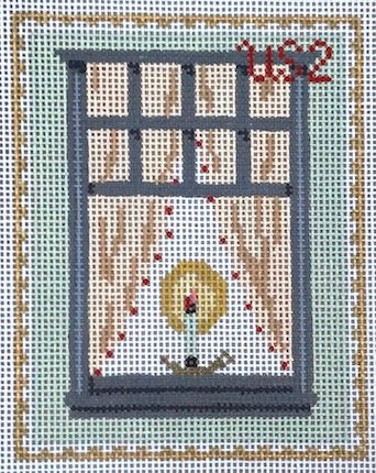 Vintage Stamp Window