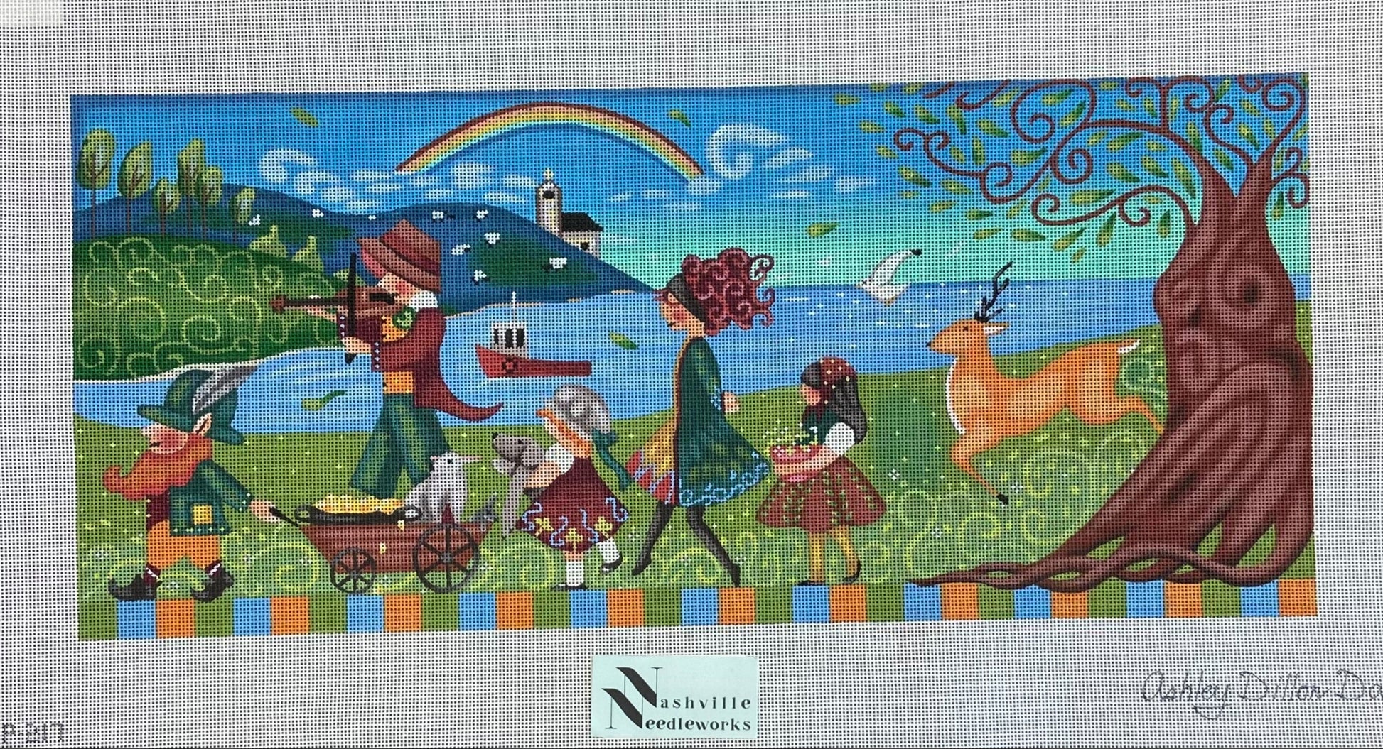 Victoria Whitson Needlepoint Ashley Dillon Davis Irish March ADP-217