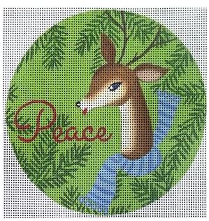 JMD-01 (TS) Peace Reindeer Ornament