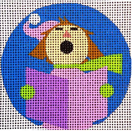 JTM-R04 (TS) Caroling Girl Ornament