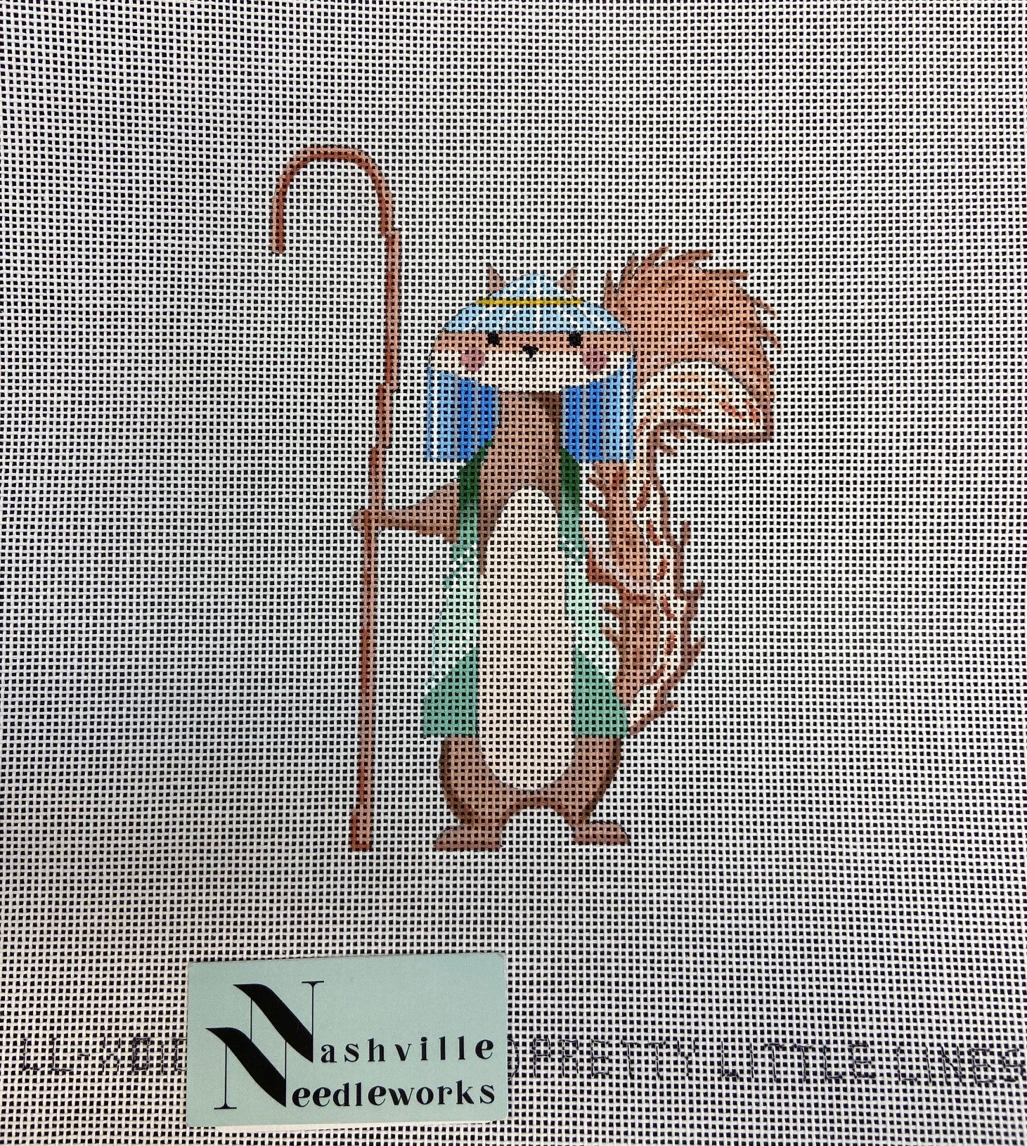 CBK Needlepoint Pretty Little Lines 
Joseph Fox-Animal Nativity LL-XO-10