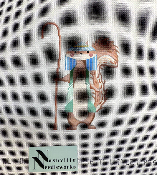 CBK Needlepoint Pretty Little Lines 
Joseph Fox-Animal Nativity LL-XO-10