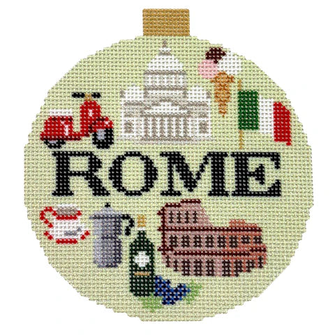 Bradley Needlepoint
Rome Travel Round
KB1257