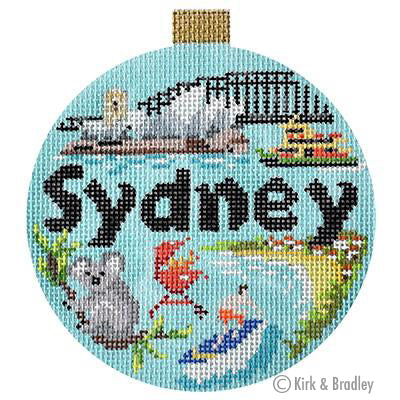 Bradley Needlepoint Company
Sydney Travel Round
KB1358