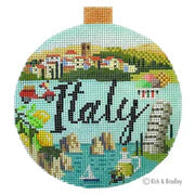 Bradley Needlepoint
Italy Travel Round Ornament
KB1503