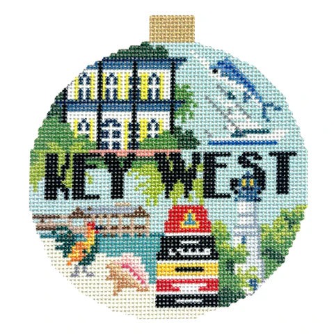 Bradley Needlepoint Company
Key West Travel Round
KB1669