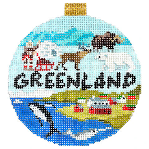 Bradley Needlepoint Company
Greenland Travel Round
KB1696