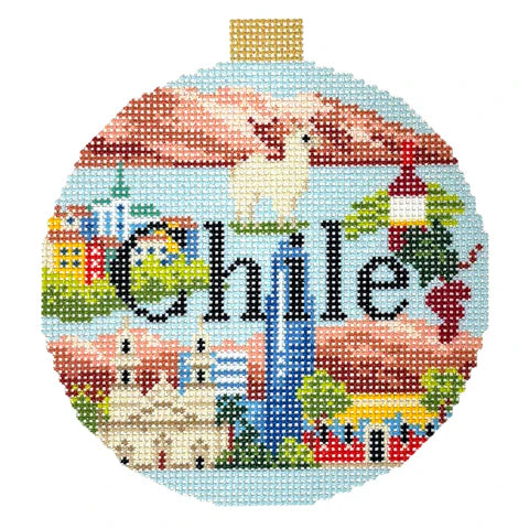 Bradley Needlepoint Company
Chile Travel Round
KB1701