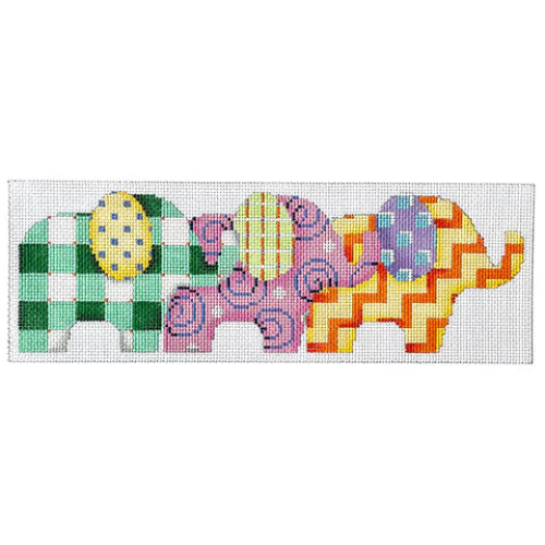 BradleyNeedlepointCompany ATKC235 ElephantRow