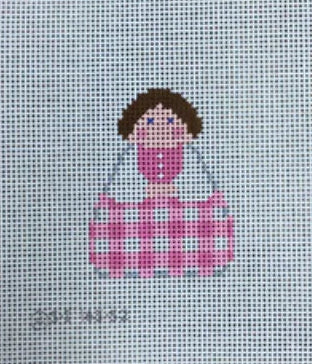 Pink Gingham Angel