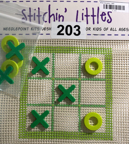 PurplePalmDesigns KiwiGreensTicTacToe Stitchin'Littles 
SL-203