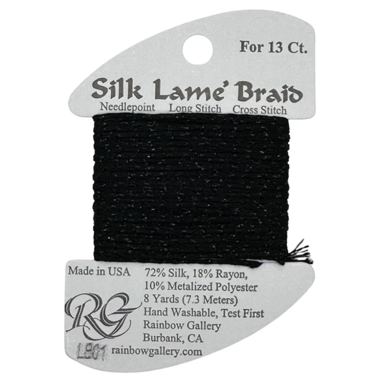 Silk Lame 13 - LB01 Black
