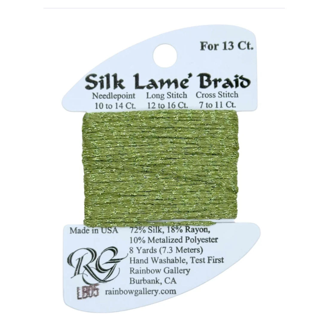 Silk Lame 13 - LB05 Avocado