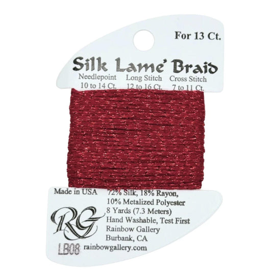 Silk Lame 13 - LB08 Red