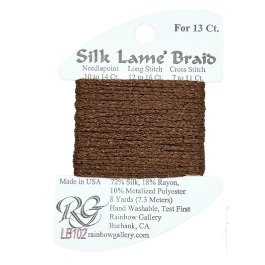Silk Lame 13 - LB102 Warm Brown