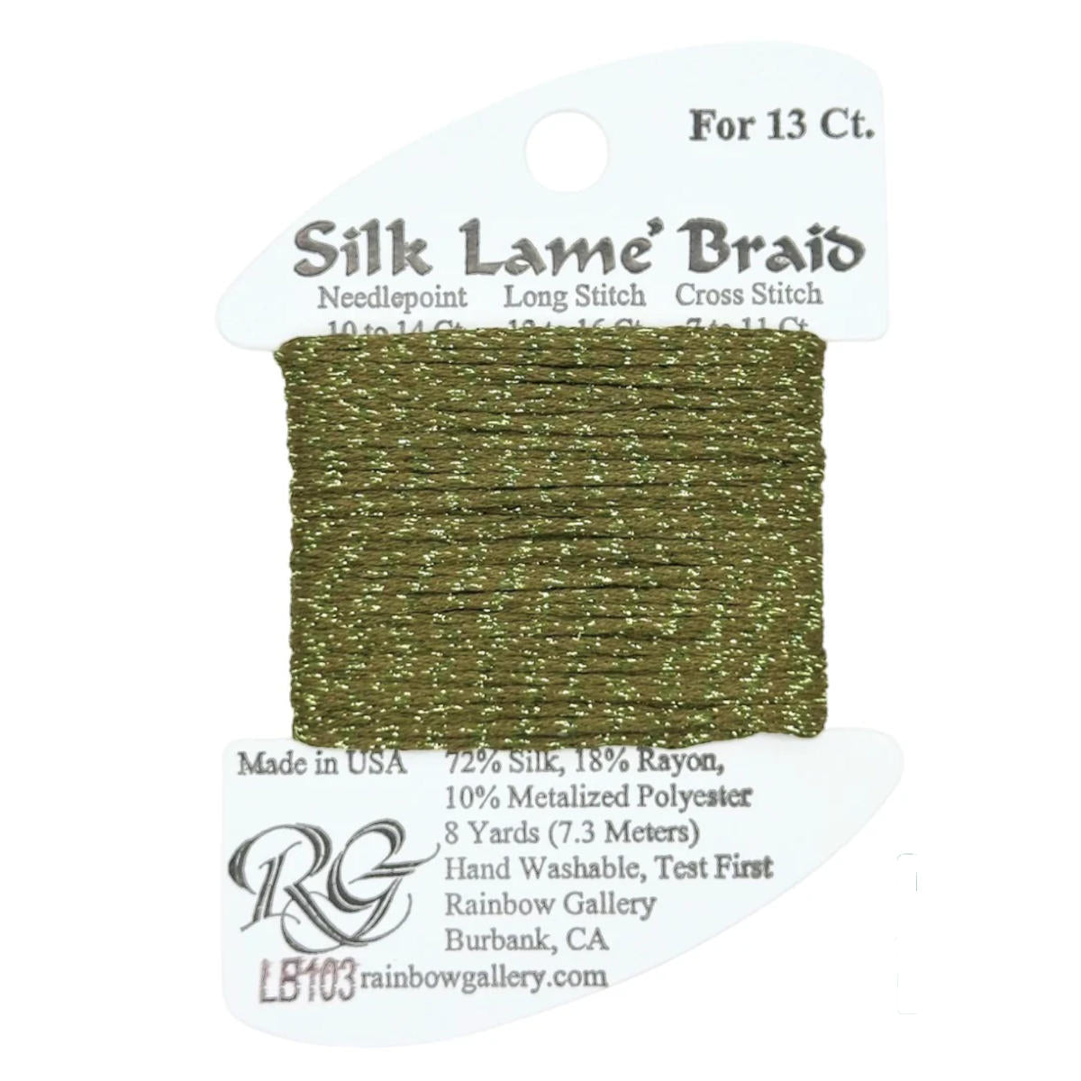 Silk Lame 13 - LB103 Olive