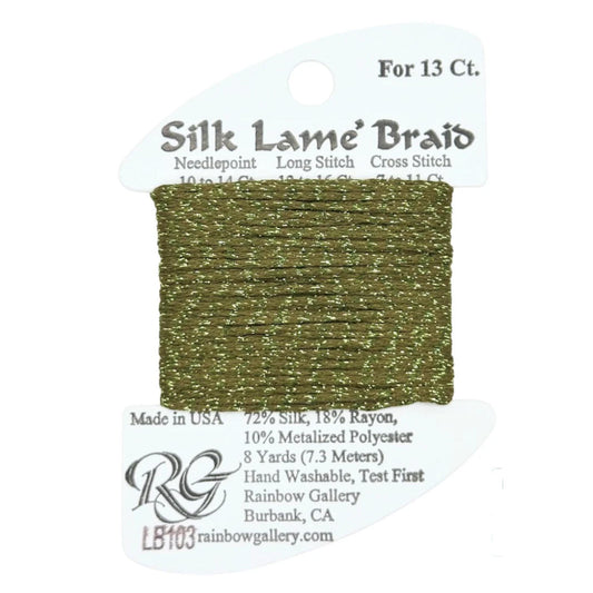 Silk Lame 13 - LB103 Olive