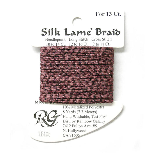Silk Lame 13 - LB105 Wine
