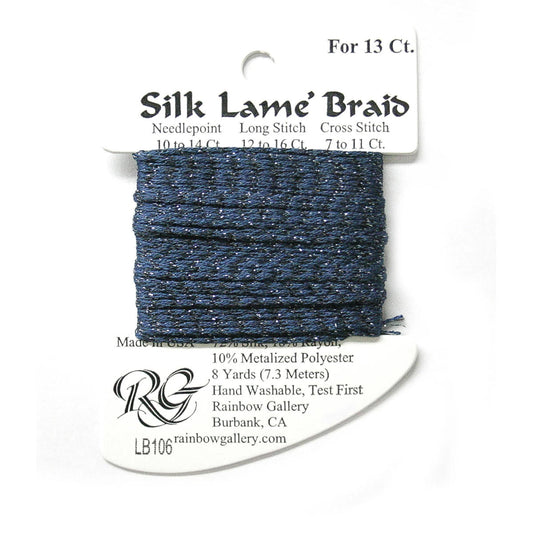 Silk Lame 13 - LB106 Dark Denim
