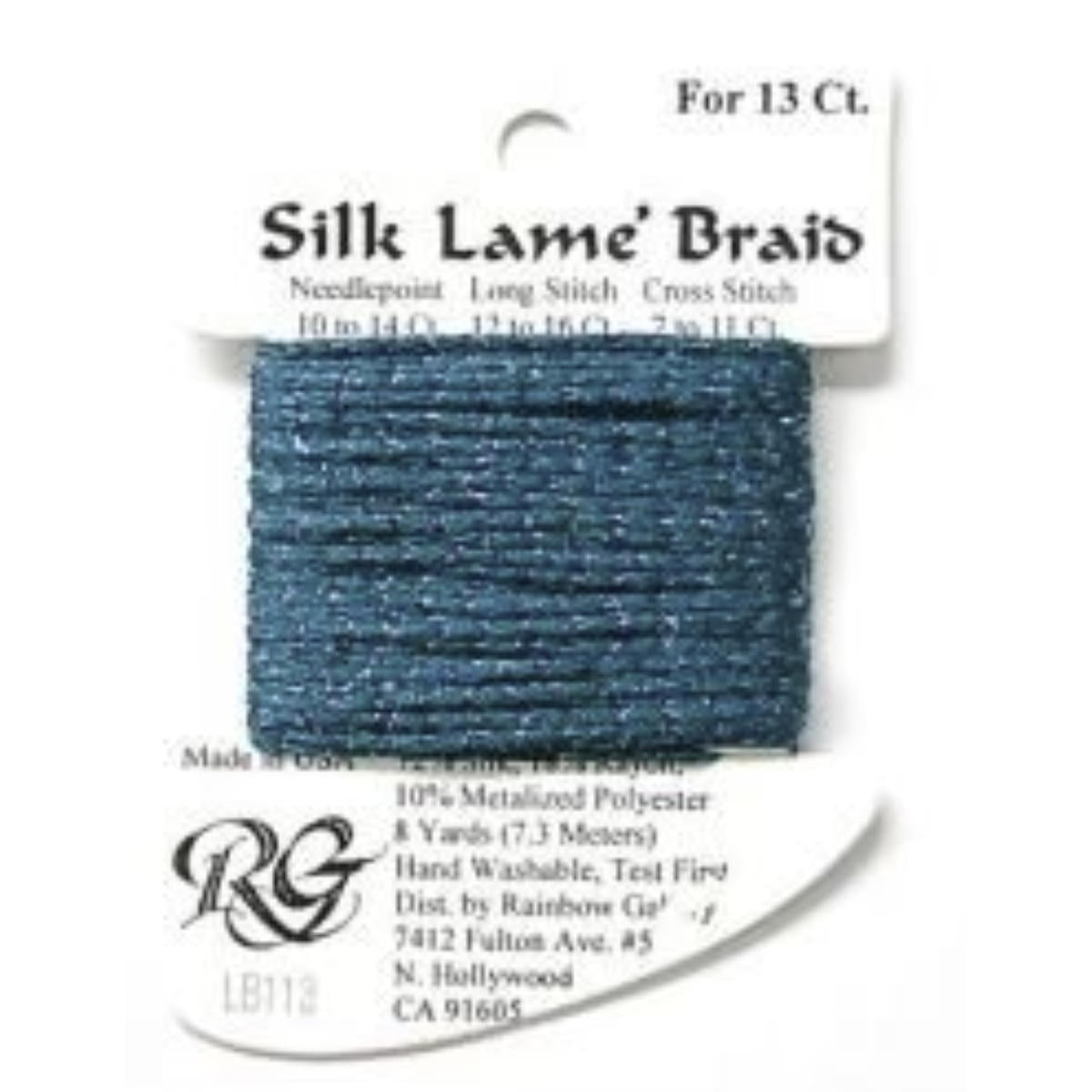 Silk Lame 13 - LB113 Dark Lagoon