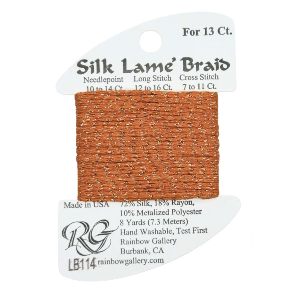 Silk Lame 13 - LB114 Lite Pumpkin