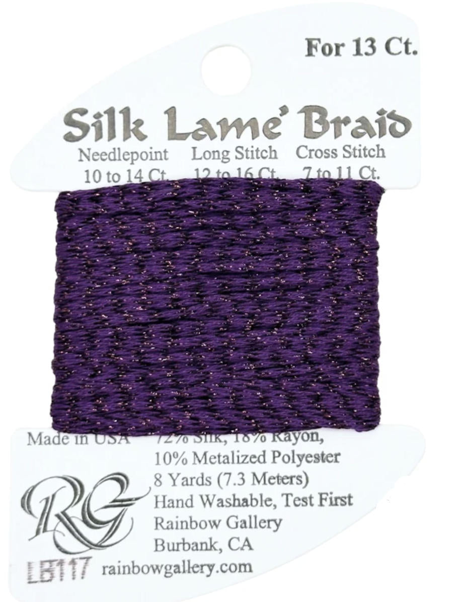 Silk Lame 13 - LB117 Dark Violet