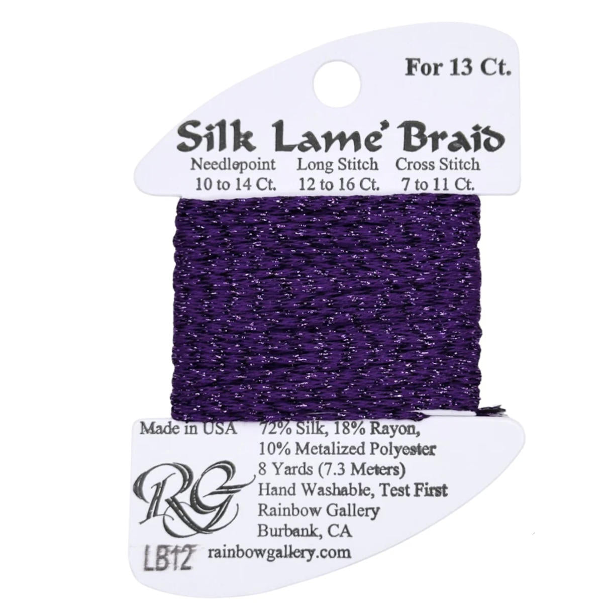 Silk Lame 13 - LB12 Purple
