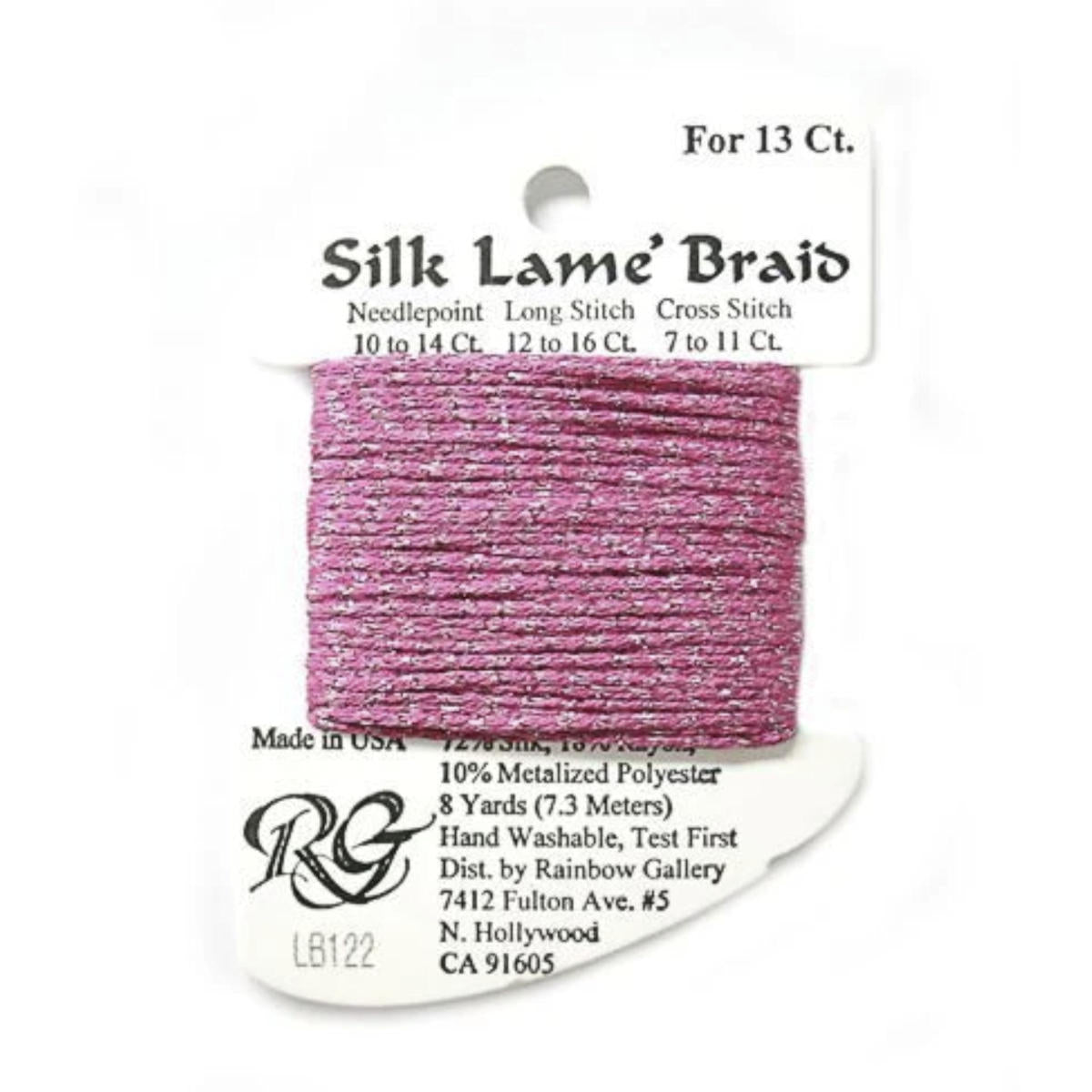 Silk Lame 13 - LB122 Hot Pink