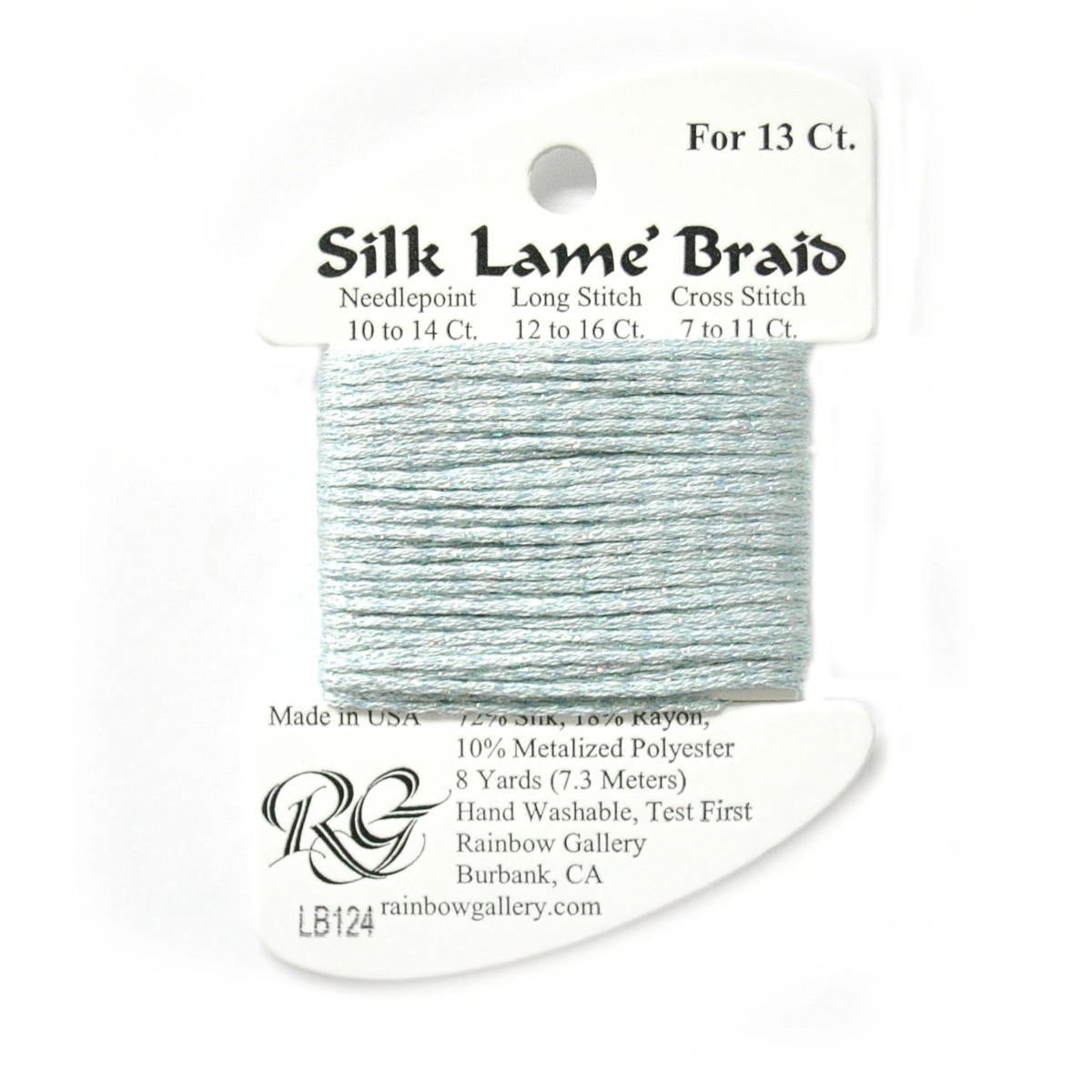 Silk Lame 13 - LB124 Blue Glow
