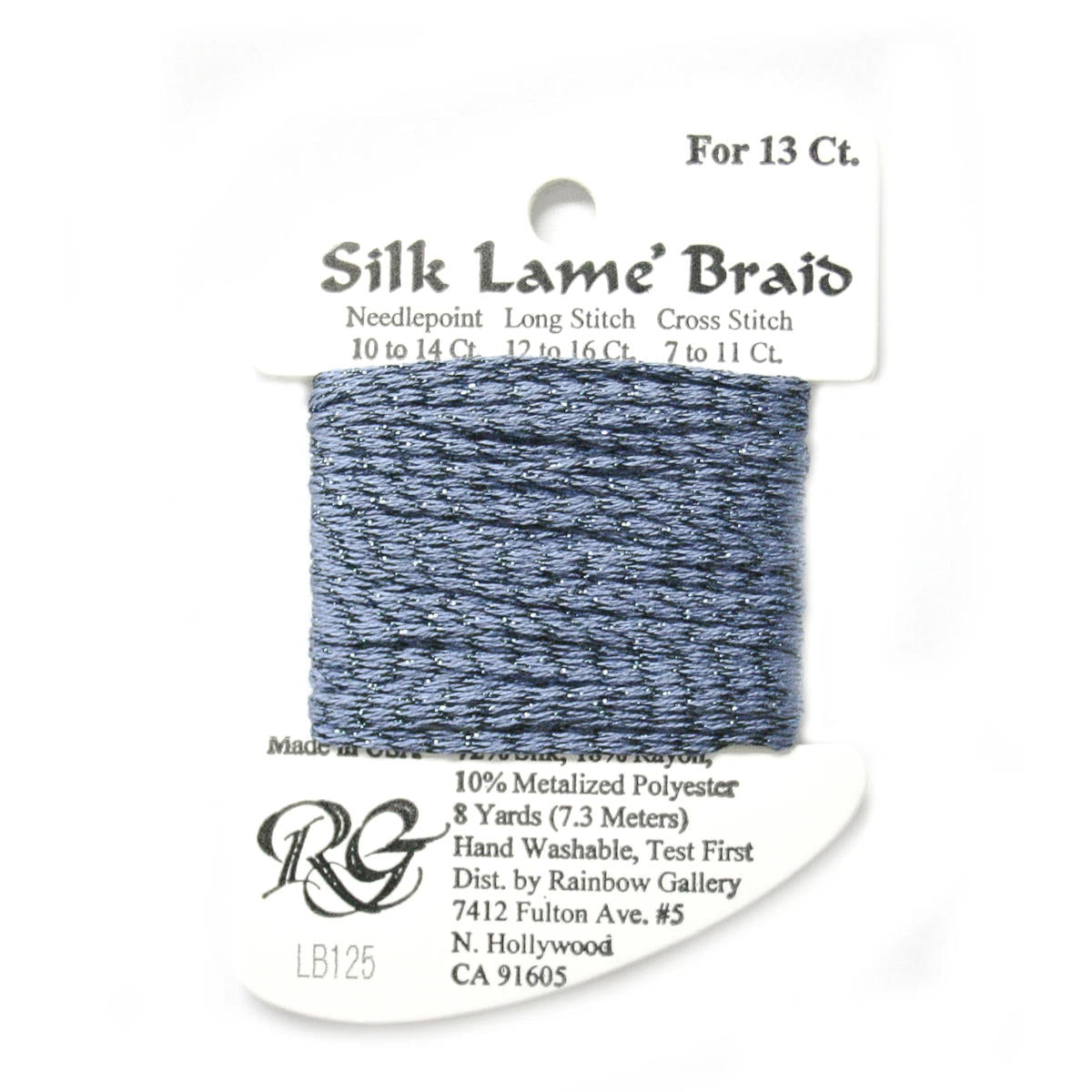 Silk Lame 13 - LB125 Denim