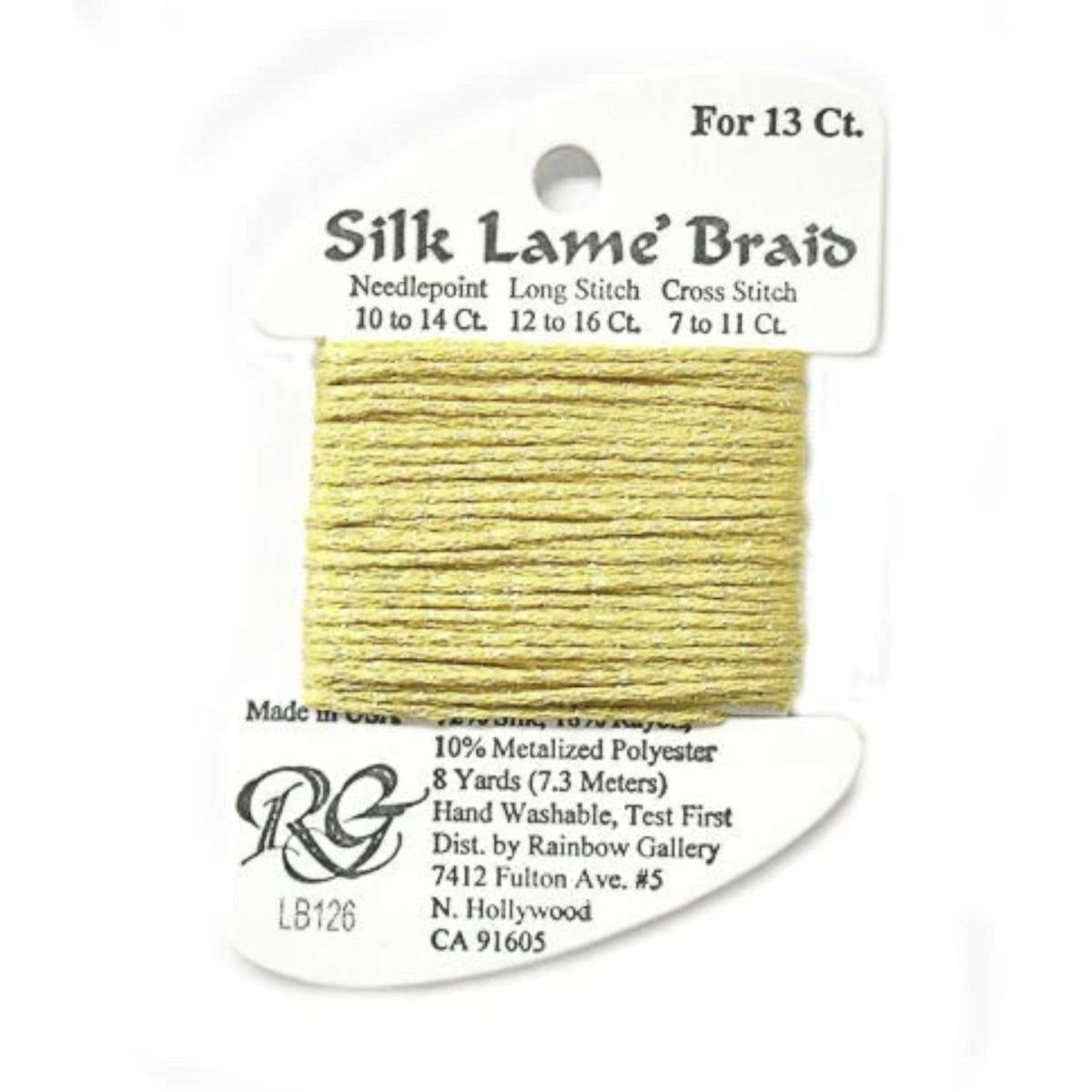 Silk Lame 13 - LB126 Canary Yellow