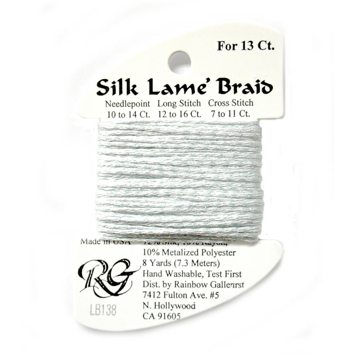 Silk Lame 13 - LB138 Glacier