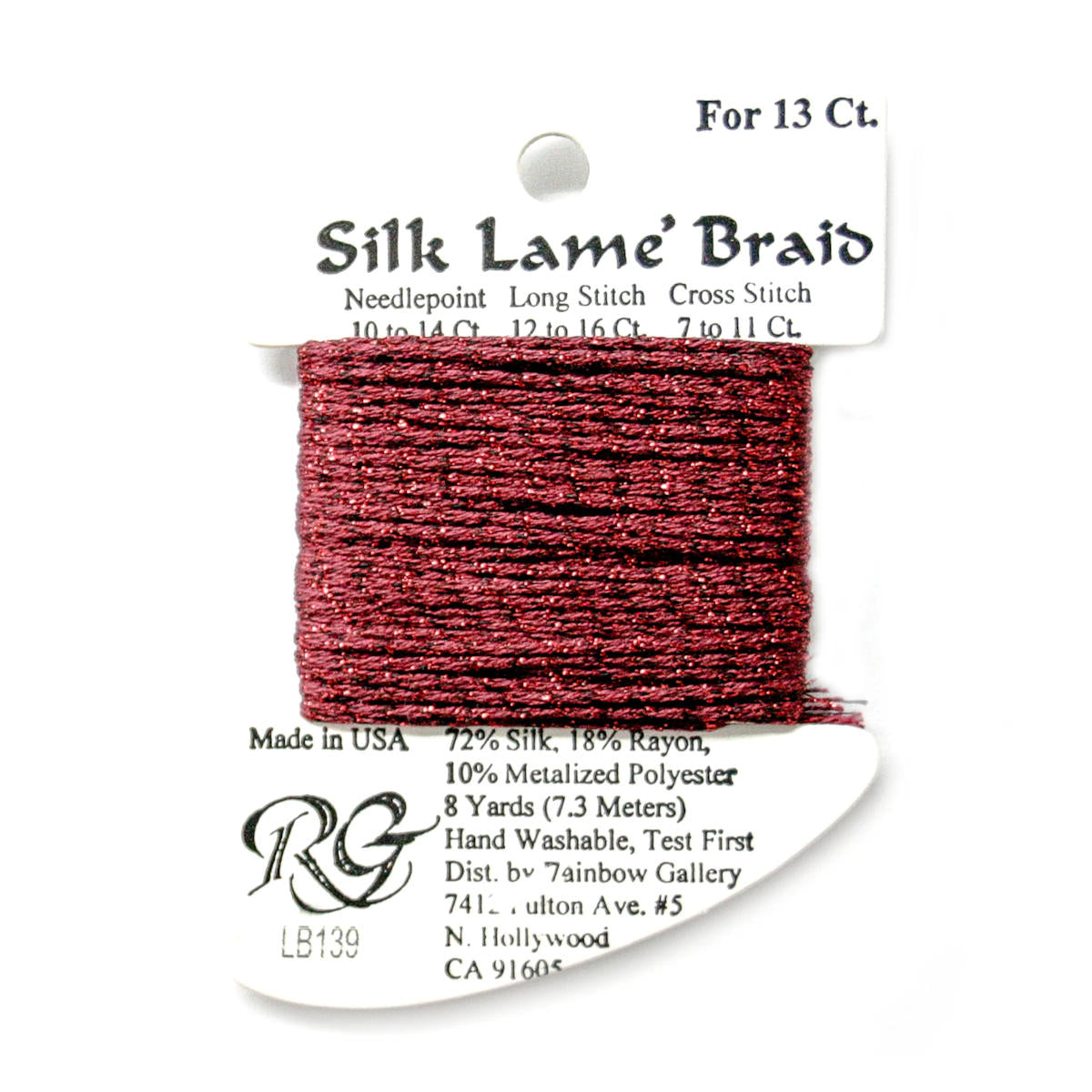 Silk Lame 13 - LB139 Cardinal