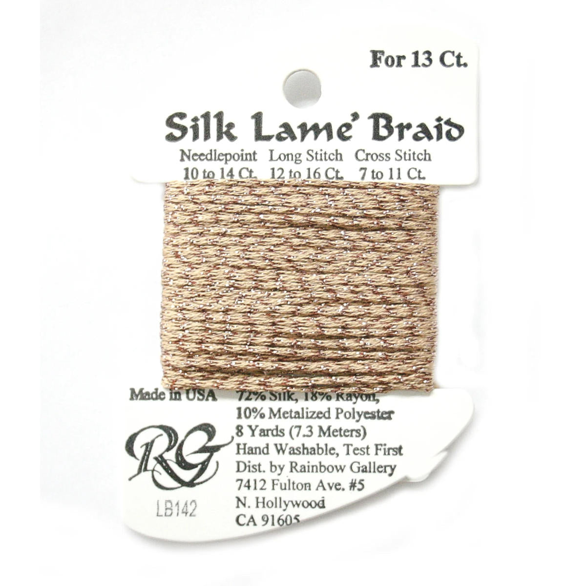 Silk Lame 13 - LB142 Toasted Almond