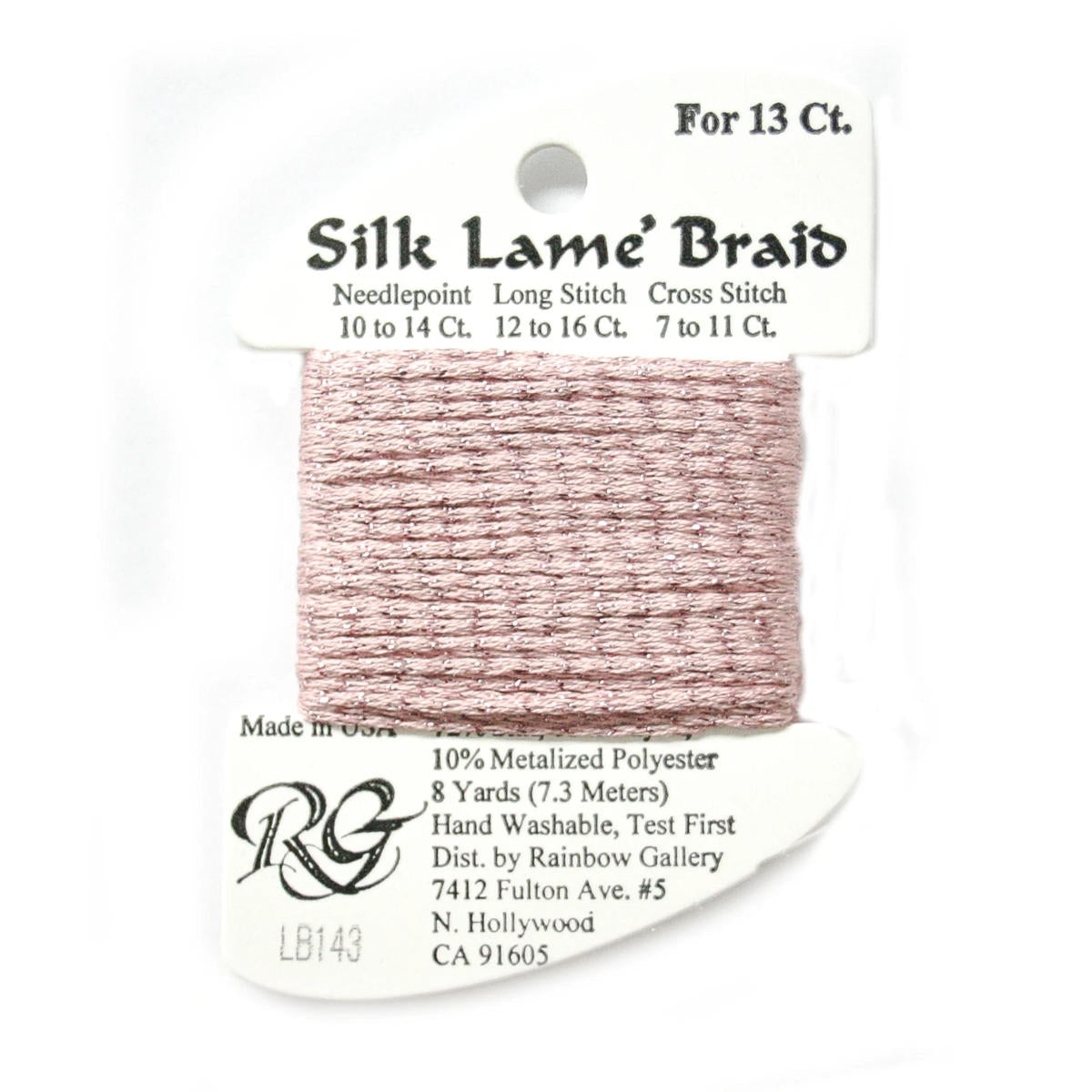 Silk Lame 13 - LB143 Cameo Pink