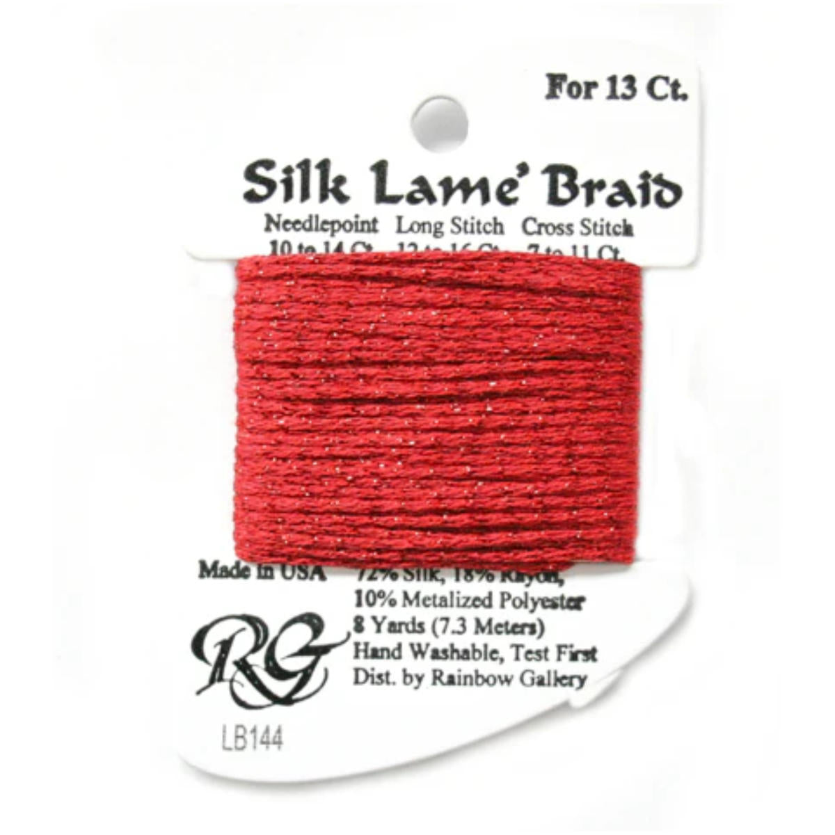 Silk Lame 13 - LB144 Christmas Red