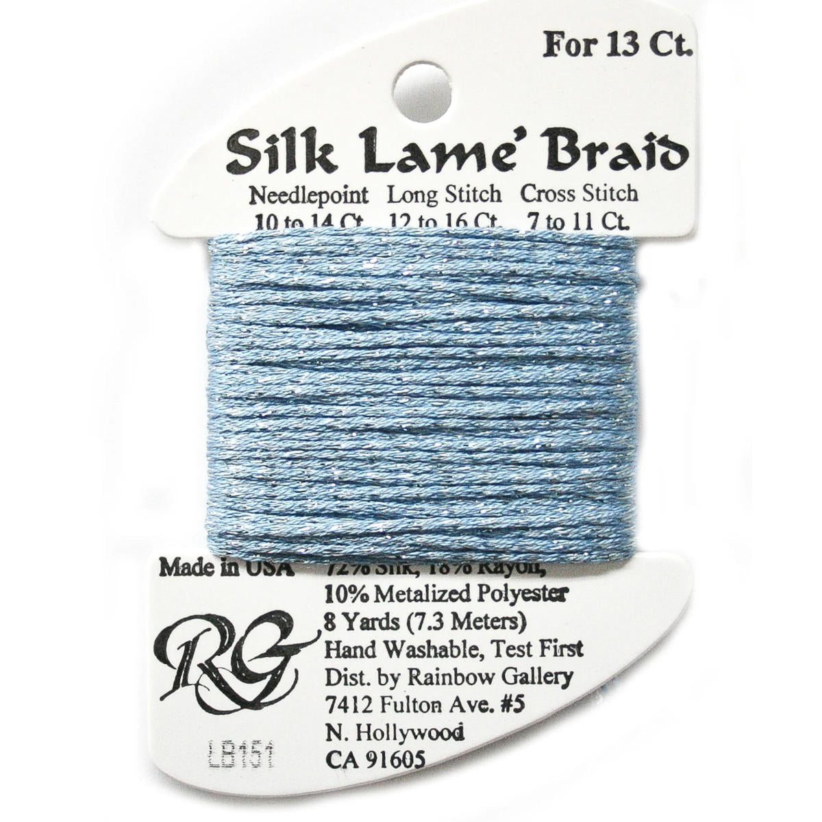 Silk Lame 13 - LB151 Azure Blue