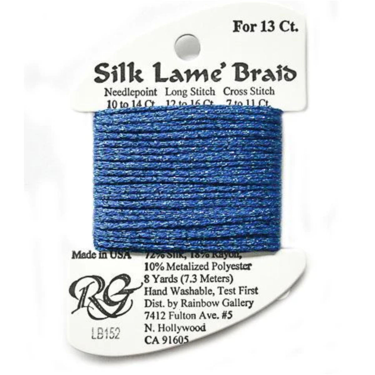 Silk Lame 13 - LB152 Hawaiian Blue