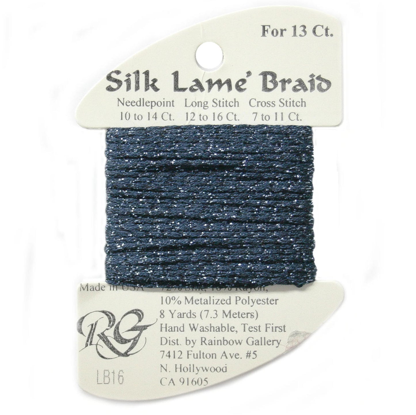 Silk Lame 13 - LB16 Navy
