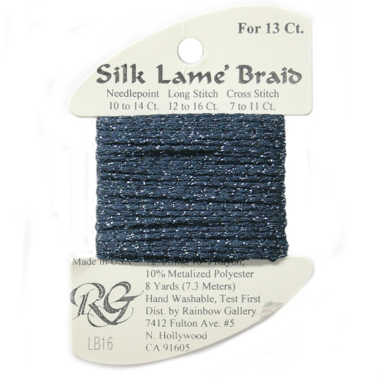 Silk Lame 13 - LB16 Navy