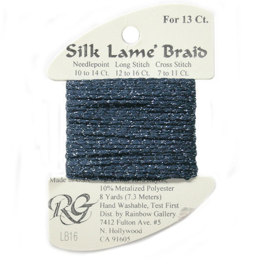 Silk Lame 13 - LB16 Navy