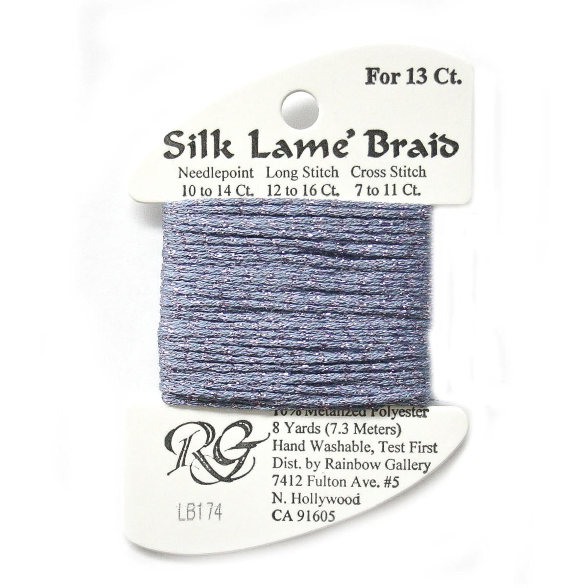 Silk Lame 13 - LB174 Periwinkle